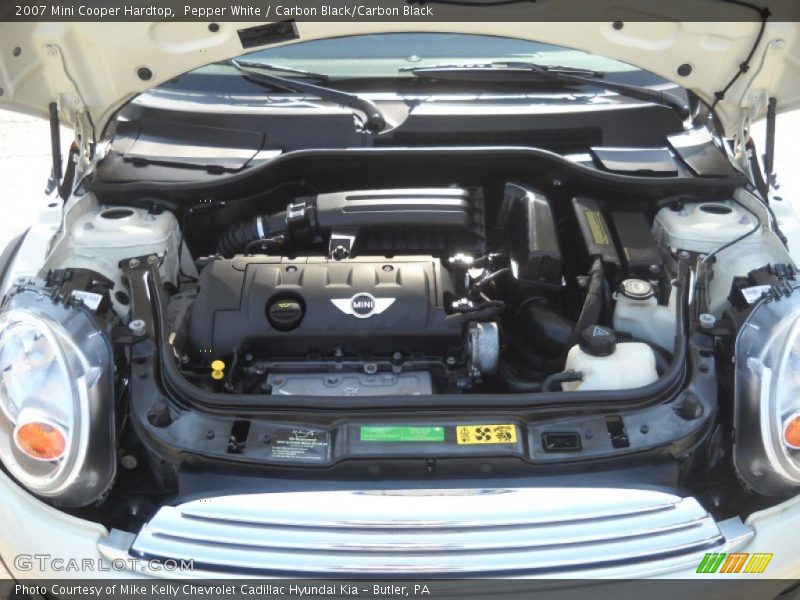 Pepper White / Carbon Black/Carbon Black 2007 Mini Cooper Hardtop