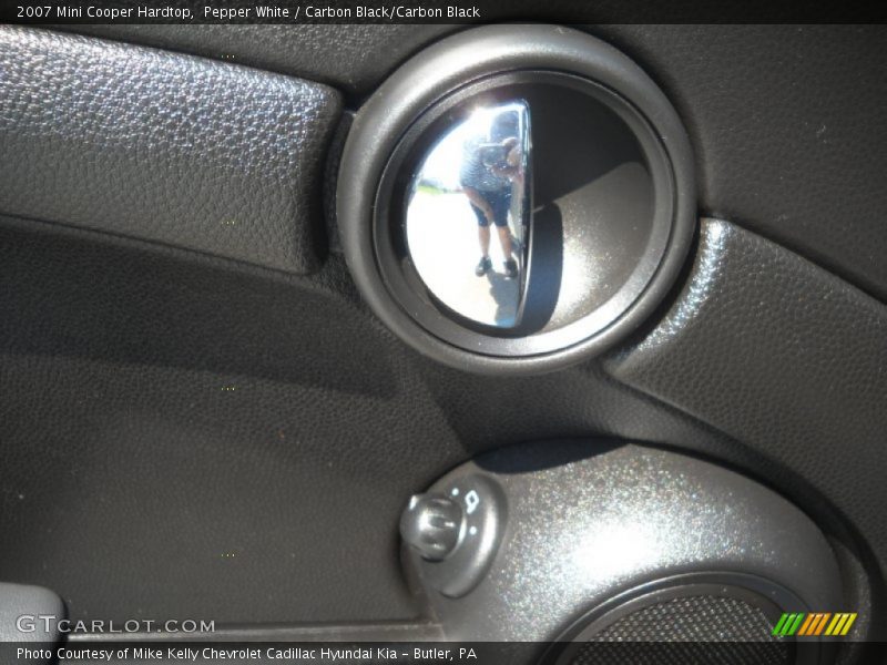 Pepper White / Carbon Black/Carbon Black 2007 Mini Cooper Hardtop