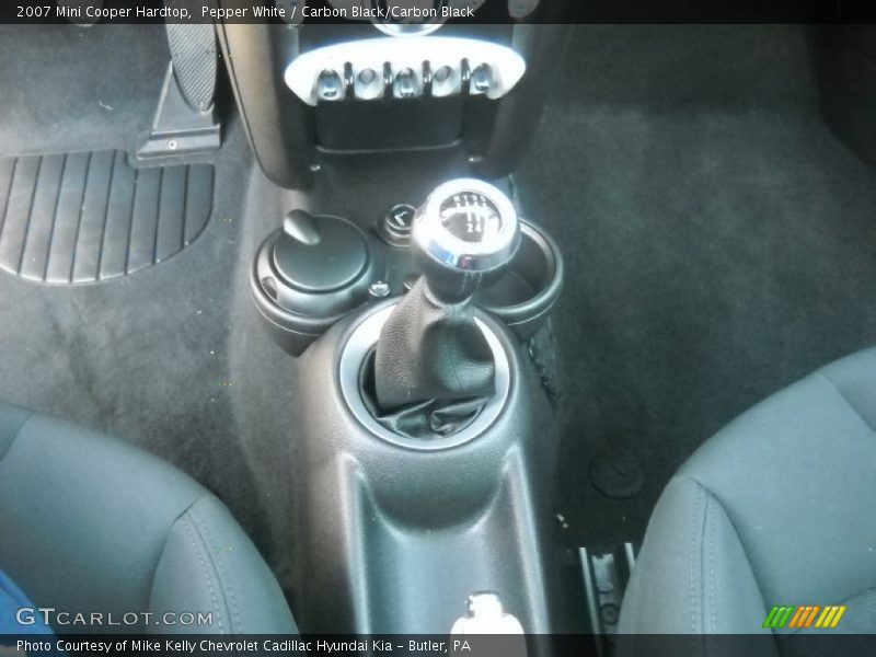 Pepper White / Carbon Black/Carbon Black 2007 Mini Cooper Hardtop