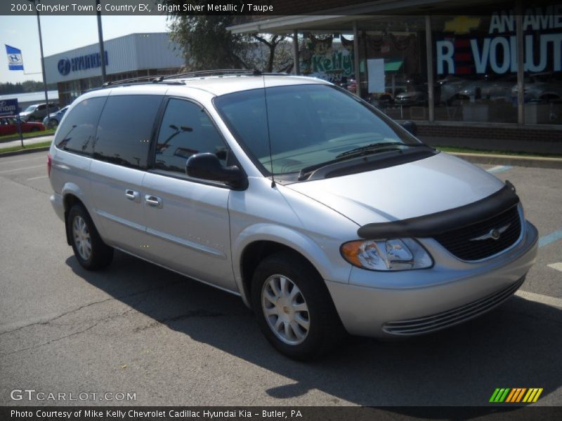 Bright Silver Metallic / Taupe 2001 Chrysler Town & Country EX