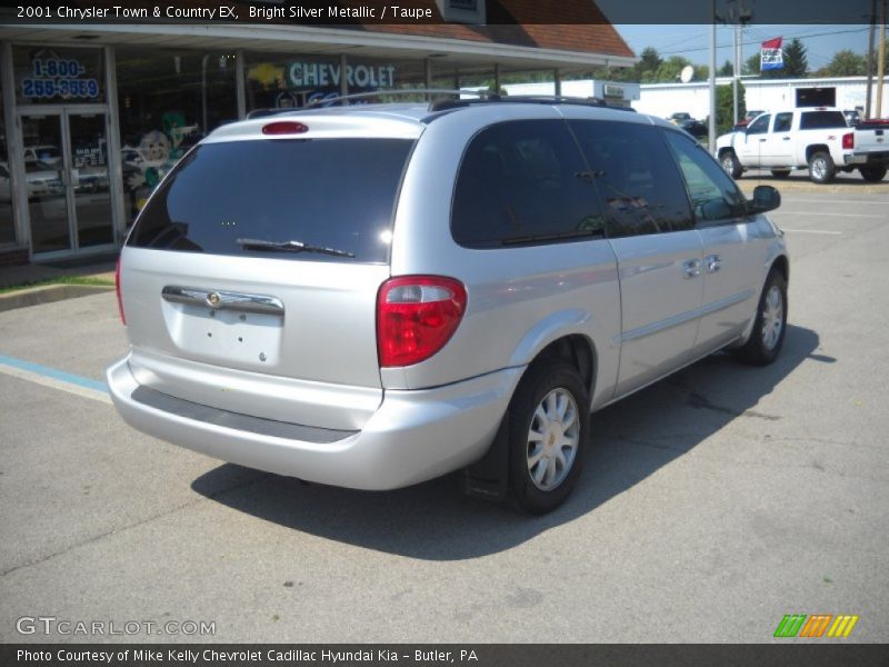 Bright Silver Metallic / Taupe 2001 Chrysler Town & Country EX