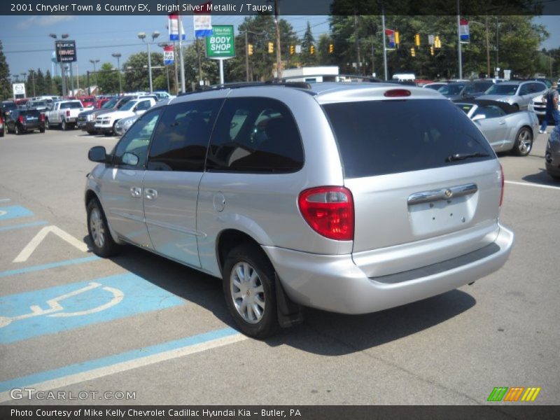Bright Silver Metallic / Taupe 2001 Chrysler Town & Country EX