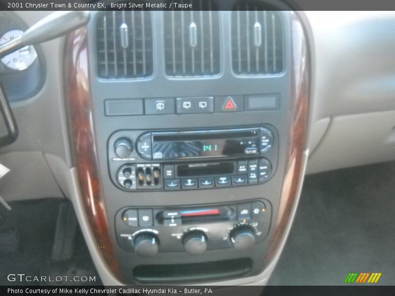 Bright Silver Metallic / Taupe 2001 Chrysler Town & Country EX