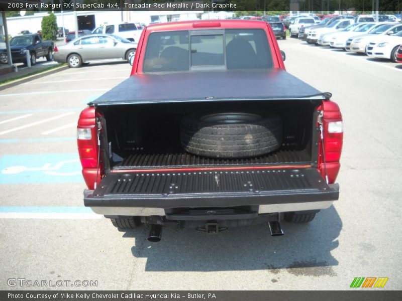 Toreador Red Metallic / Dark Graphite 2003 Ford Ranger FX4 SuperCab 4x4