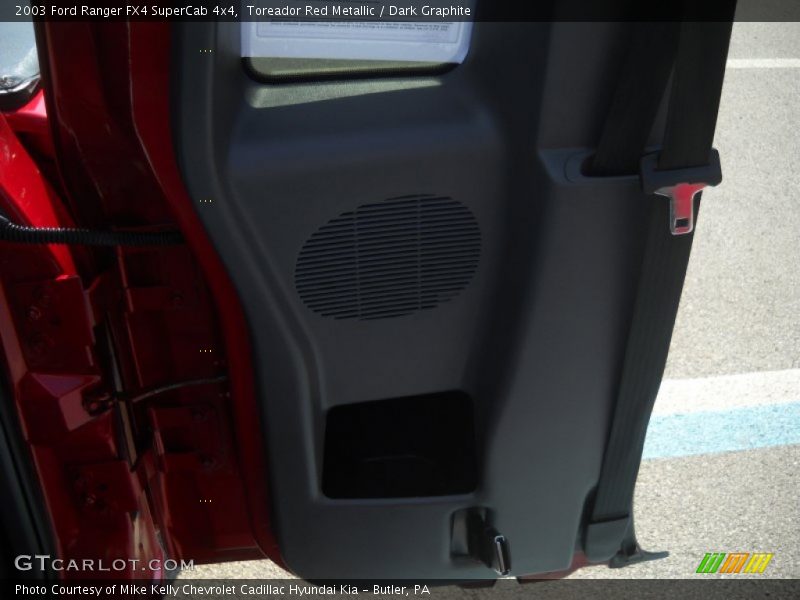 Toreador Red Metallic / Dark Graphite 2003 Ford Ranger FX4 SuperCab 4x4