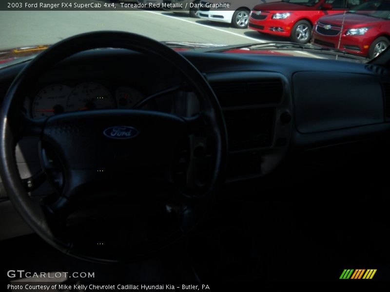 Toreador Red Metallic / Dark Graphite 2003 Ford Ranger FX4 SuperCab 4x4