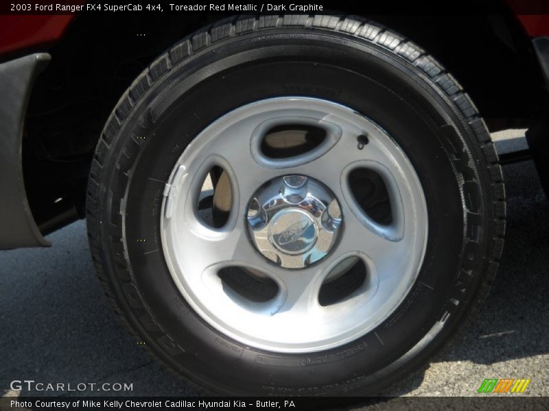 Toreador Red Metallic / Dark Graphite 2003 Ford Ranger FX4 SuperCab 4x4