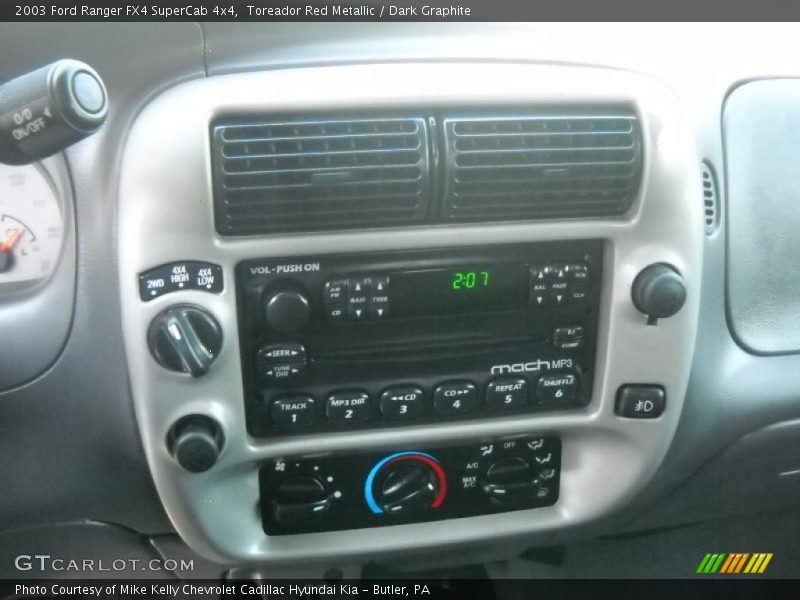 Toreador Red Metallic / Dark Graphite 2003 Ford Ranger FX4 SuperCab 4x4