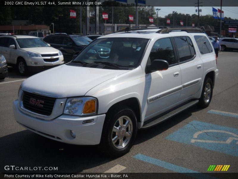 Summit White / Light Oak 2002 GMC Envoy XL SLT 4x4