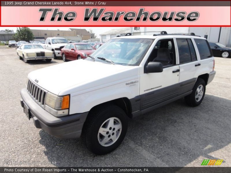 Stone White / Gray 1995 Jeep Grand Cherokee Laredo 4x4