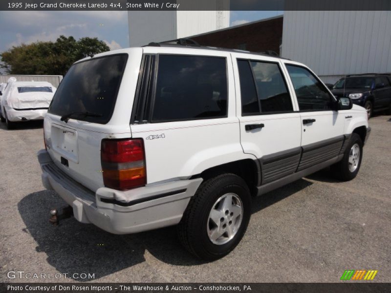 Stone White / Gray 1995 Jeep Grand Cherokee Laredo 4x4
