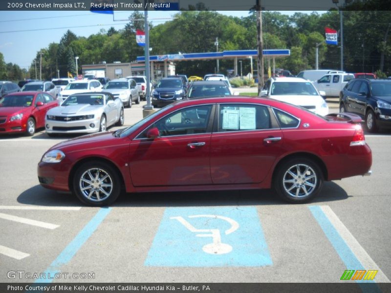 Red Jewel Tintcoat / Neutral 2009 Chevrolet Impala LTZ