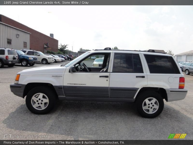 Stone White / Gray 1995 Jeep Grand Cherokee Laredo 4x4