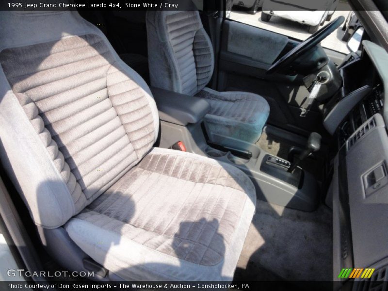 Stone White / Gray 1995 Jeep Grand Cherokee Laredo 4x4