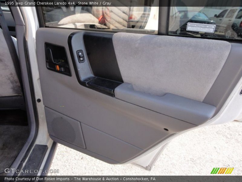 Stone White / Gray 1995 Jeep Grand Cherokee Laredo 4x4