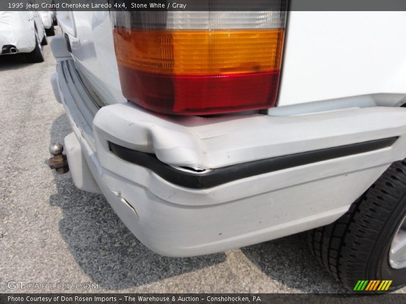 Stone White / Gray 1995 Jeep Grand Cherokee Laredo 4x4