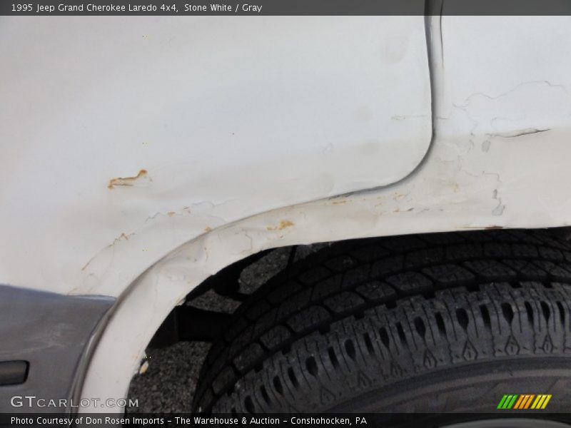 Stone White / Gray 1995 Jeep Grand Cherokee Laredo 4x4