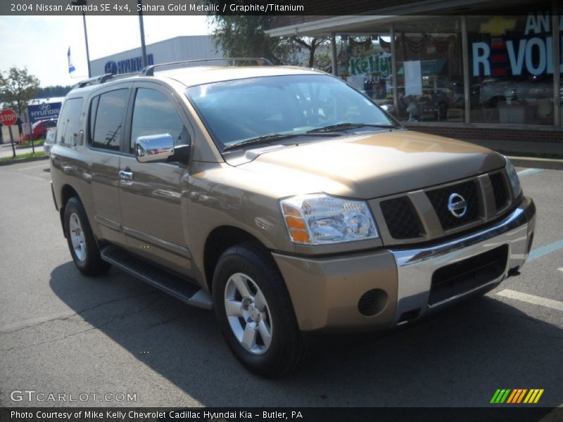 Sahara Gold Metallic / Graphite/Titanium 2004 Nissan Armada SE 4x4