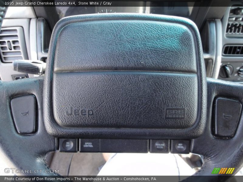 Stone White / Gray 1995 Jeep Grand Cherokee Laredo 4x4