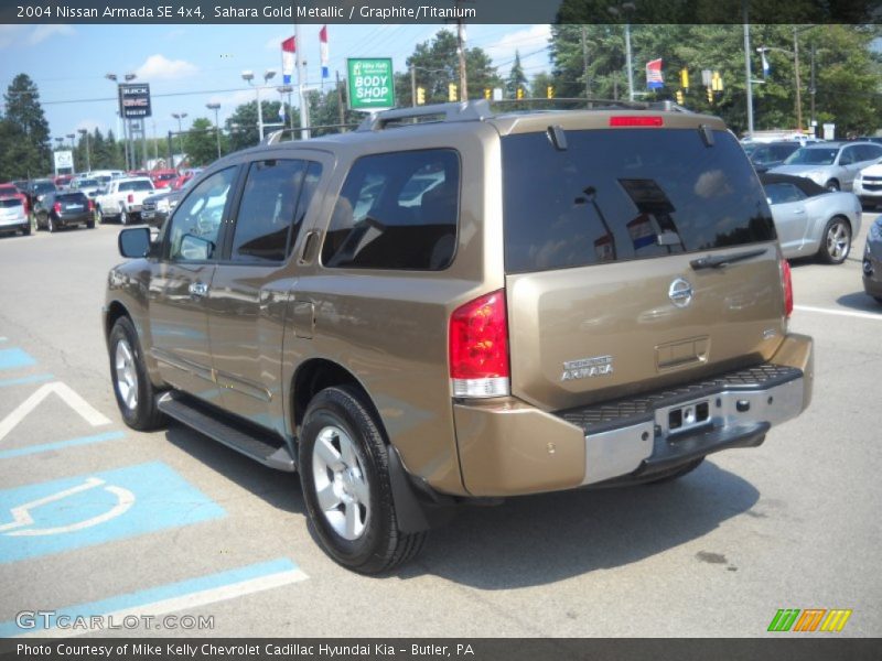Sahara Gold Metallic / Graphite/Titanium 2004 Nissan Armada SE 4x4