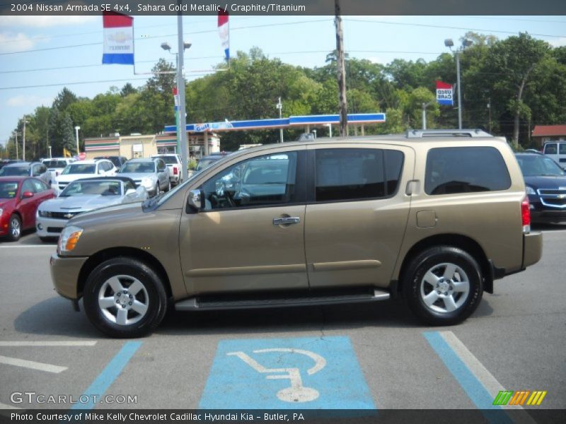 Sahara Gold Metallic / Graphite/Titanium 2004 Nissan Armada SE 4x4