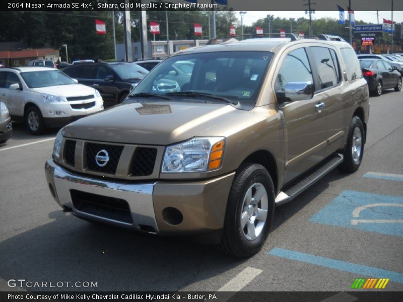 Sahara Gold Metallic / Graphite/Titanium 2004 Nissan Armada SE 4x4