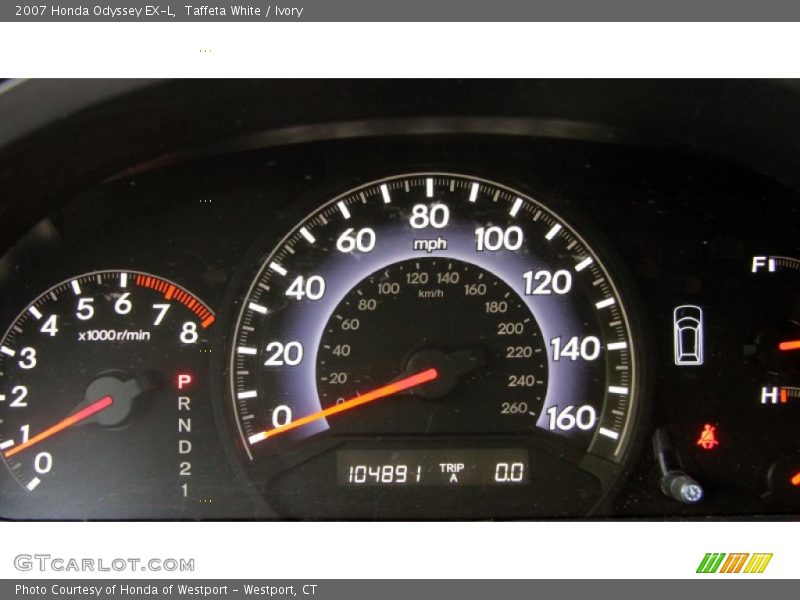 Taffeta White / Ivory 2007 Honda Odyssey EX-L