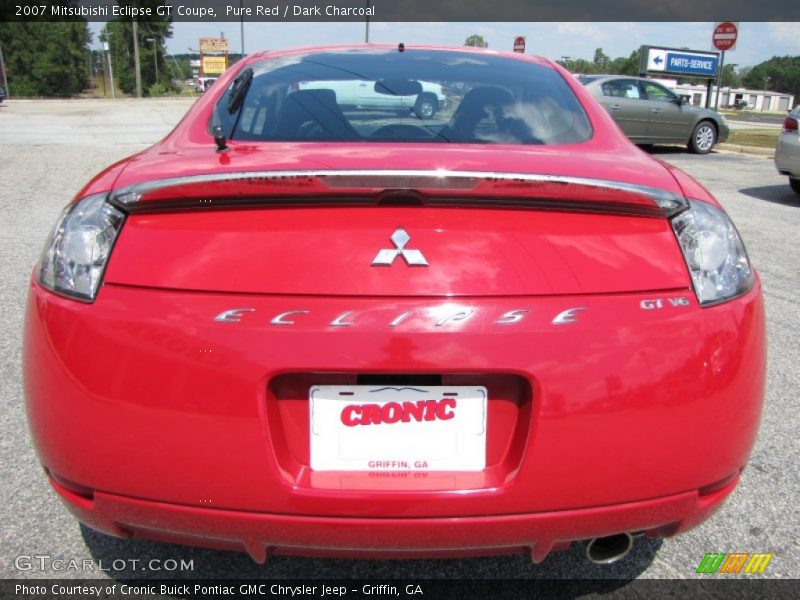 Pure Red / Dark Charcoal 2007 Mitsubishi Eclipse GT Coupe