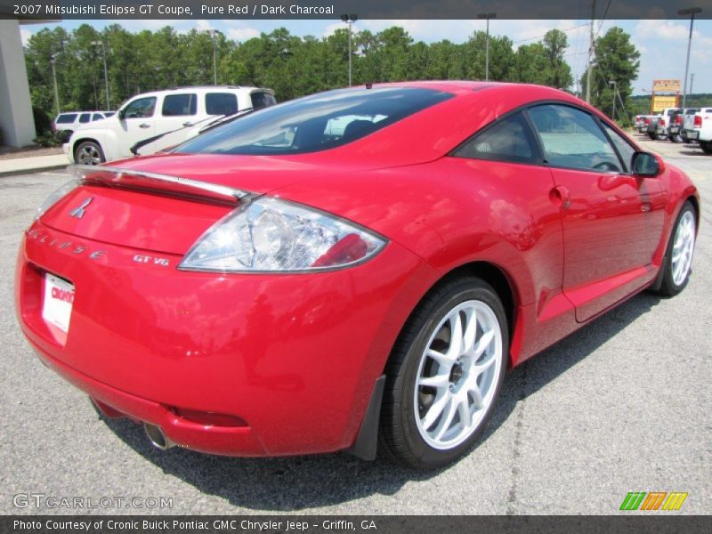 Pure Red / Dark Charcoal 2007 Mitsubishi Eclipse GT Coupe