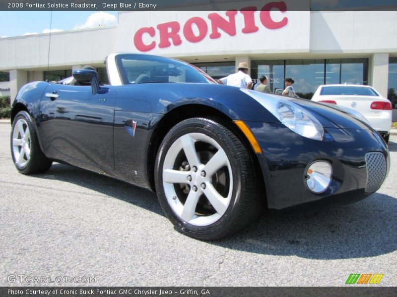 Deep Blue / Ebony 2008 Pontiac Solstice Roadster
