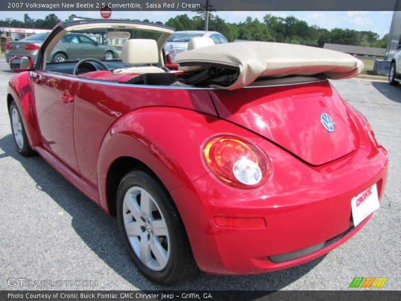 Salsa Red / Cream 2007 Volkswagen New Beetle 2.5 Convertible