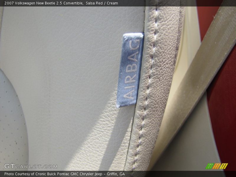 Salsa Red / Cream 2007 Volkswagen New Beetle 2.5 Convertible