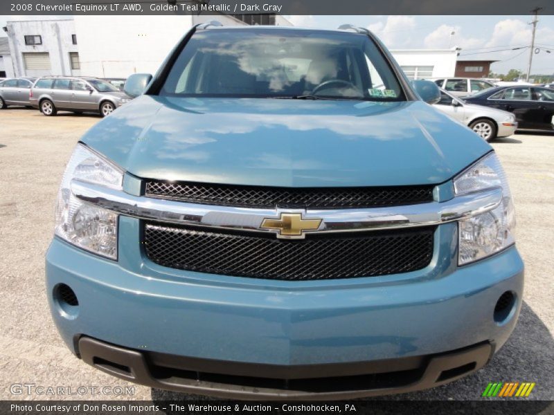 Golden Teal Metallic / Dark Gray 2008 Chevrolet Equinox LT AWD