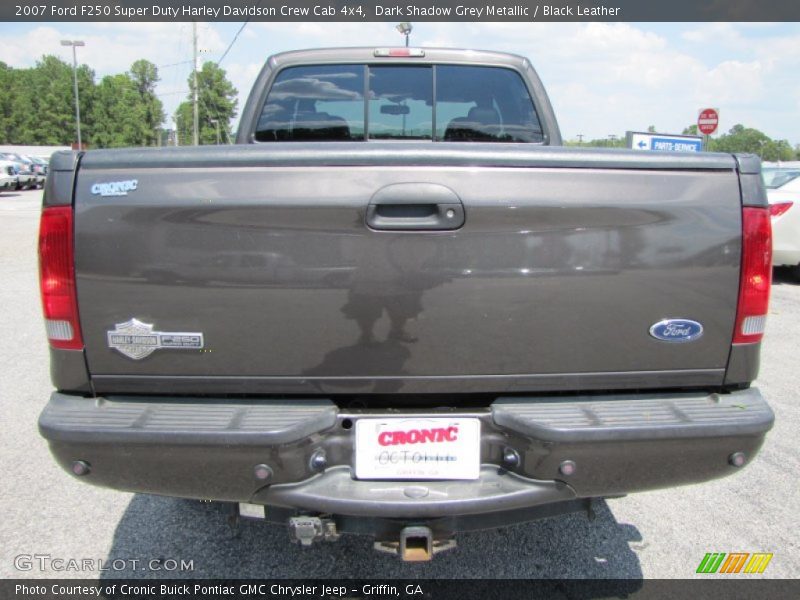 Dark Shadow Grey Metallic / Black Leather 2007 Ford F250 Super Duty Harley Davidson Crew Cab 4x4