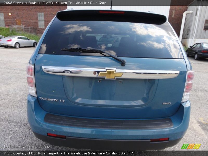Golden Teal Metallic / Dark Gray 2008 Chevrolet Equinox LT AWD