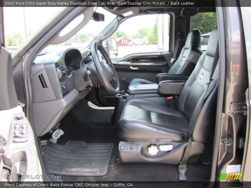  2007 F250 Super Duty Harley Davidson Crew Cab 4x4 Black Leather Interior