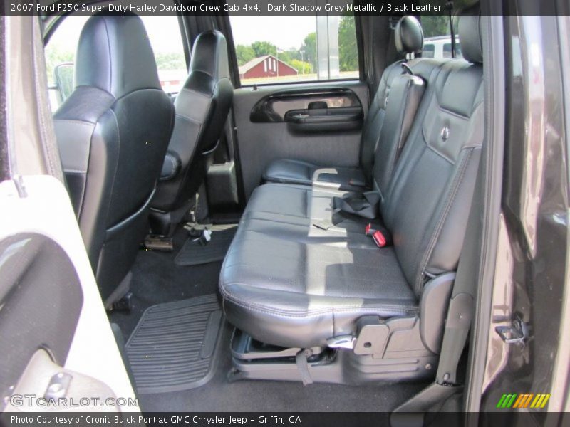 Dark Shadow Grey Metallic / Black Leather 2007 Ford F250 Super Duty Harley Davidson Crew Cab 4x4