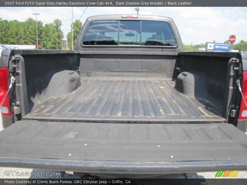 Dark Shadow Grey Metallic / Black Leather 2007 Ford F250 Super Duty Harley Davidson Crew Cab 4x4