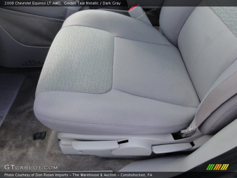 Golden Teal Metallic / Dark Gray 2008 Chevrolet Equinox LT AWD