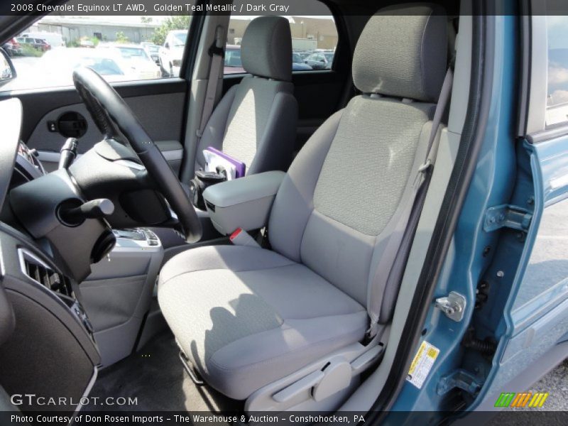 Golden Teal Metallic / Dark Gray 2008 Chevrolet Equinox LT AWD