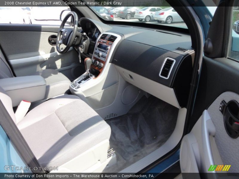 Golden Teal Metallic / Dark Gray 2008 Chevrolet Equinox LT AWD