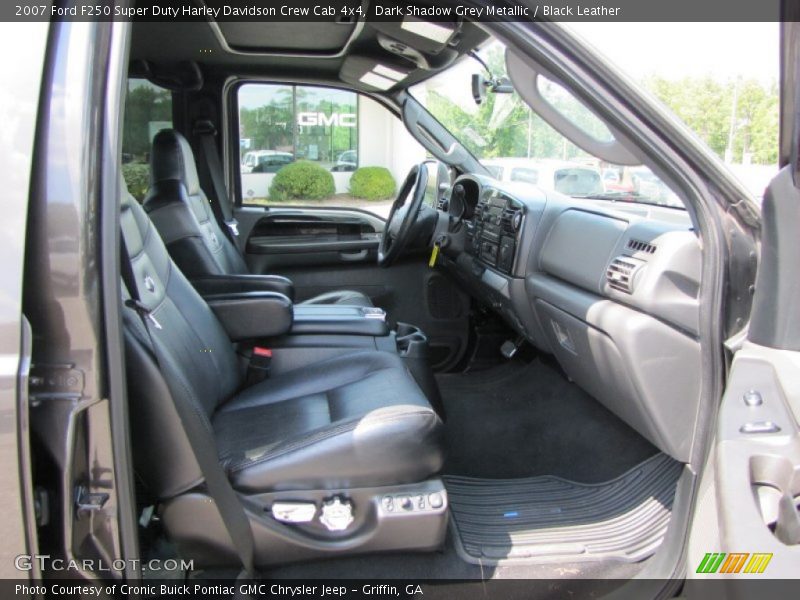 Dark Shadow Grey Metallic / Black Leather 2007 Ford F250 Super Duty Harley Davidson Crew Cab 4x4