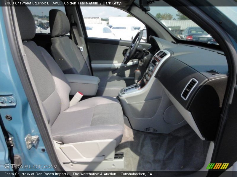 Golden Teal Metallic / Dark Gray 2008 Chevrolet Equinox LT AWD