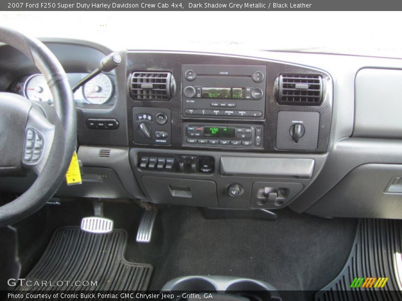 Dark Shadow Grey Metallic / Black Leather 2007 Ford F250 Super Duty Harley Davidson Crew Cab 4x4