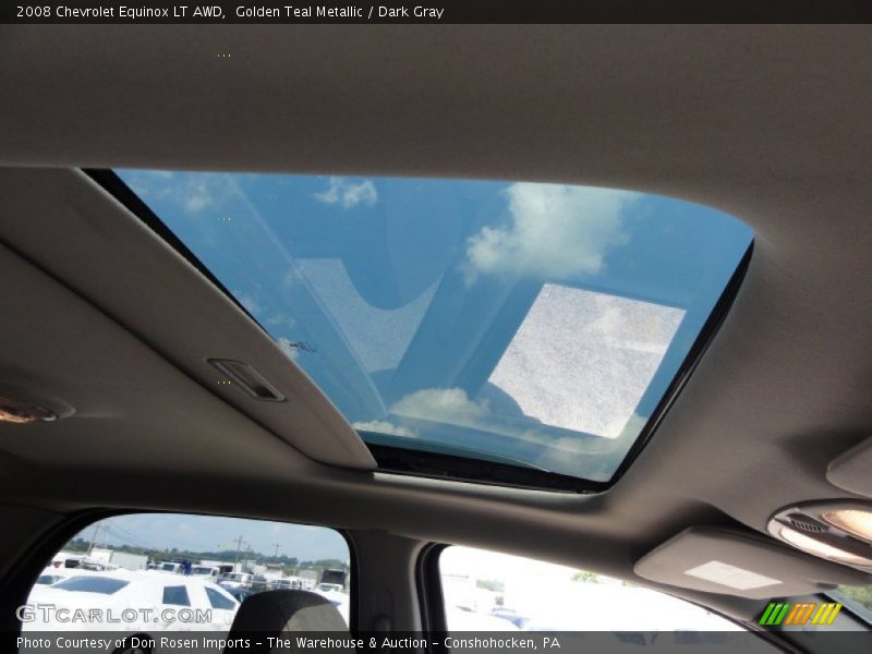 Golden Teal Metallic / Dark Gray 2008 Chevrolet Equinox LT AWD