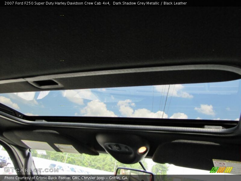 Dark Shadow Grey Metallic / Black Leather 2007 Ford F250 Super Duty Harley Davidson Crew Cab 4x4