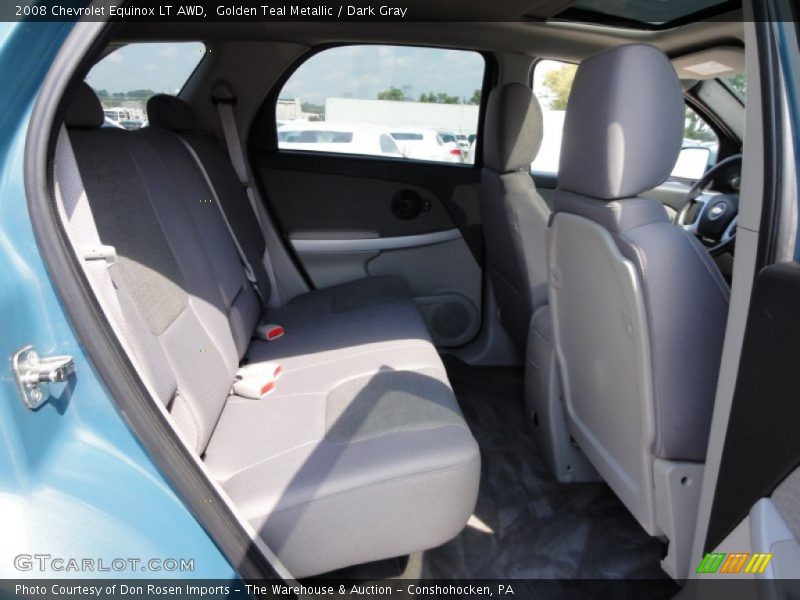Golden Teal Metallic / Dark Gray 2008 Chevrolet Equinox LT AWD