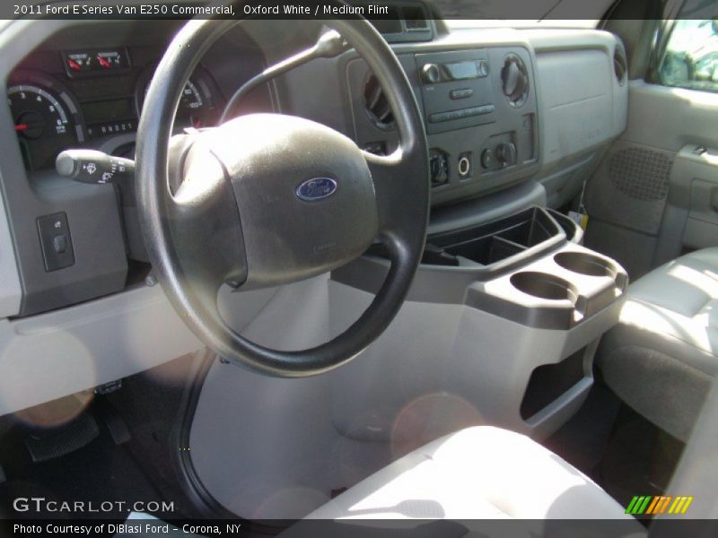 Oxford White / Medium Flint 2011 Ford E Series Van E250 Commercial