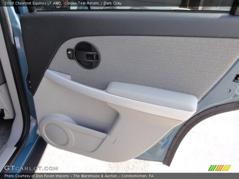 Golden Teal Metallic / Dark Gray 2008 Chevrolet Equinox LT AWD