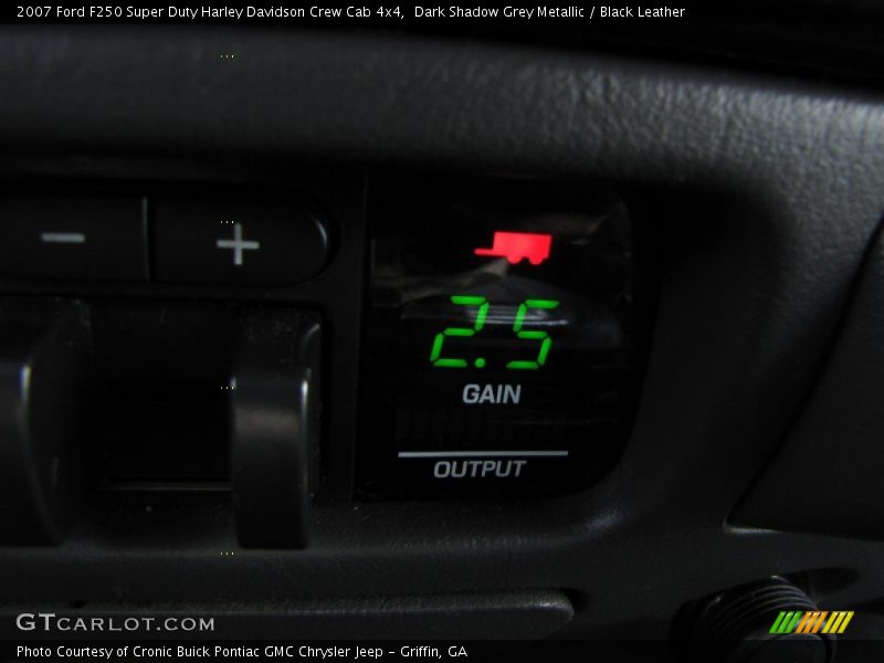 Dark Shadow Grey Metallic / Black Leather 2007 Ford F250 Super Duty Harley Davidson Crew Cab 4x4